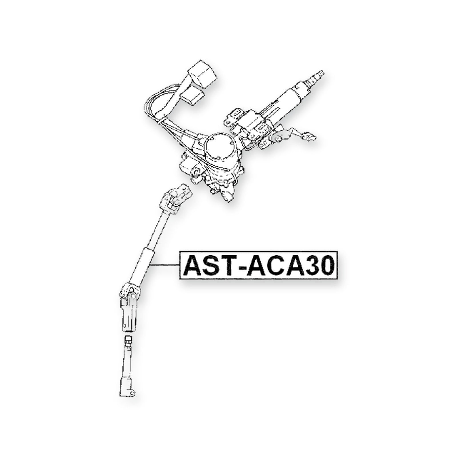 Toyota RAV4 Upper Intermediate Steering Shaft