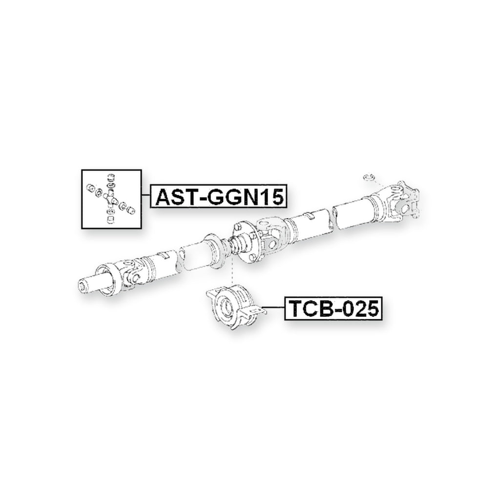 Lexus LX450D/460/570 Cross Shaft Joint, Drive Shaft 29X48/78