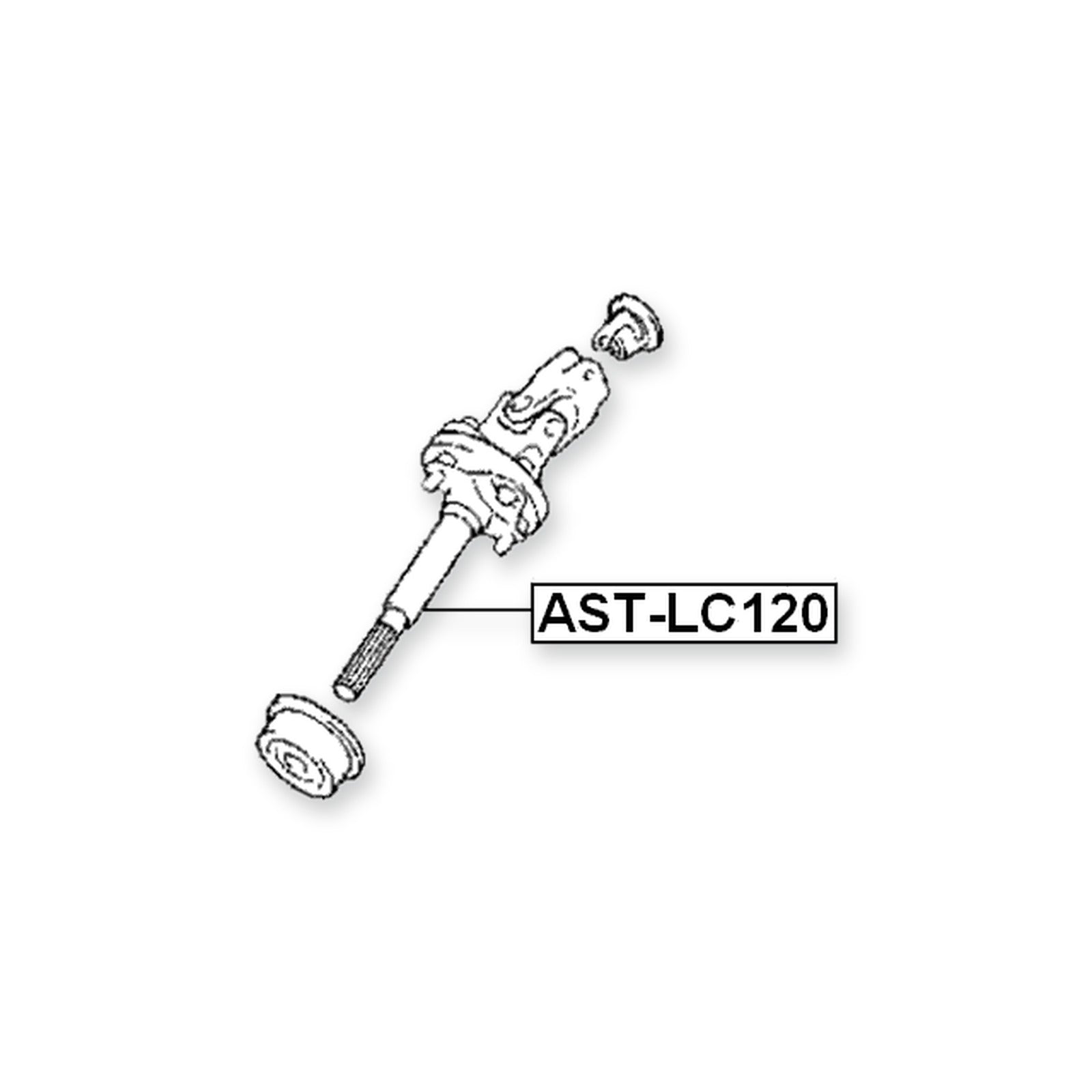 Toyota Land Cruiser Prado Lower Intermediate Steering Shaft