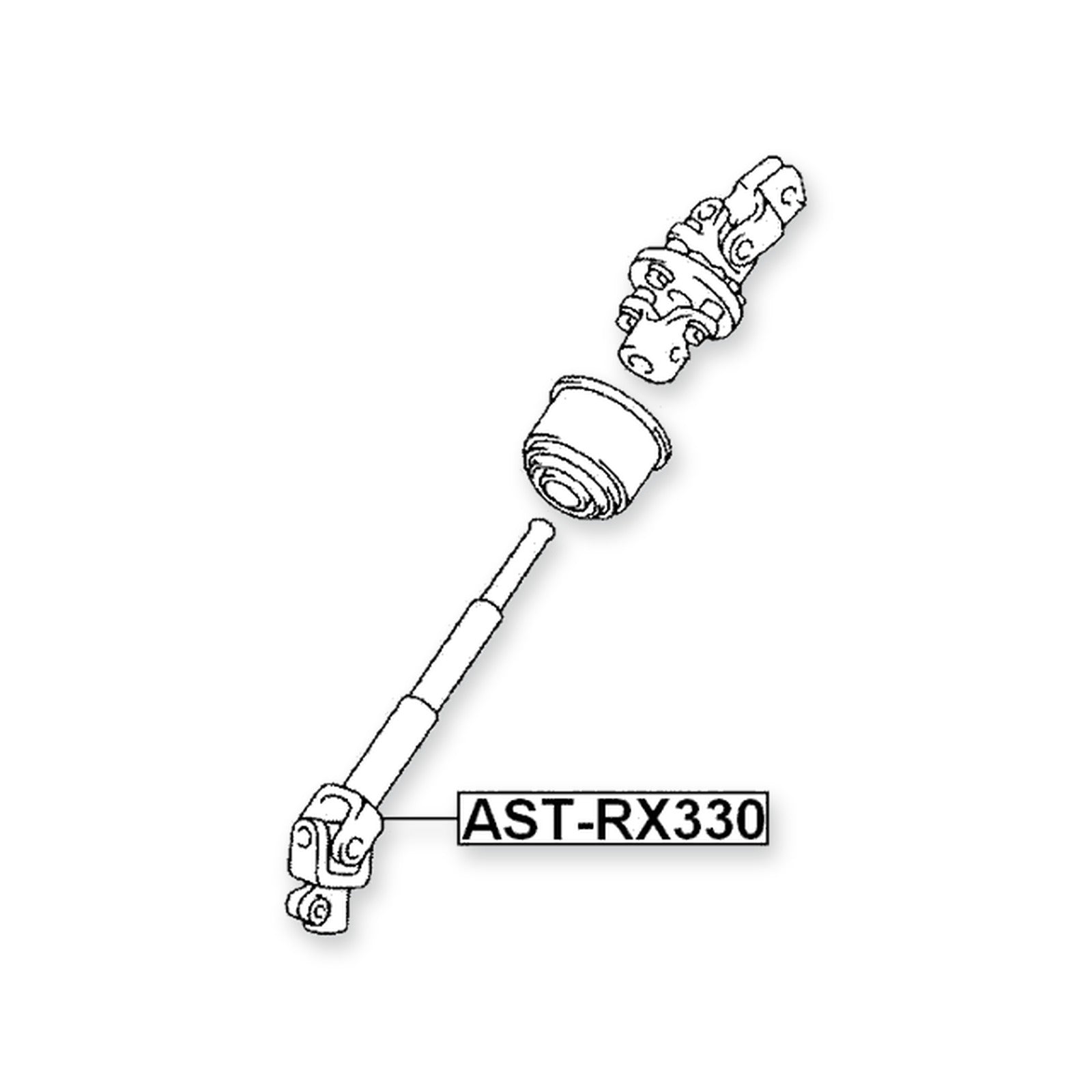 Lexus RX300/330/350 Lower Intermediate Steering Shaft