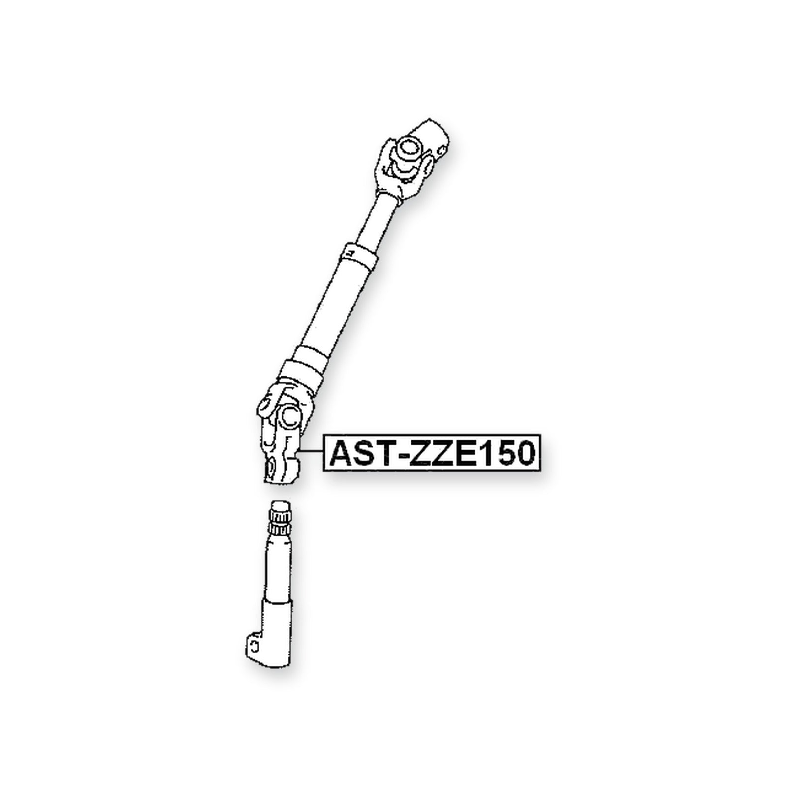 Toyota Auris Upper Intermediate Steering Shaft