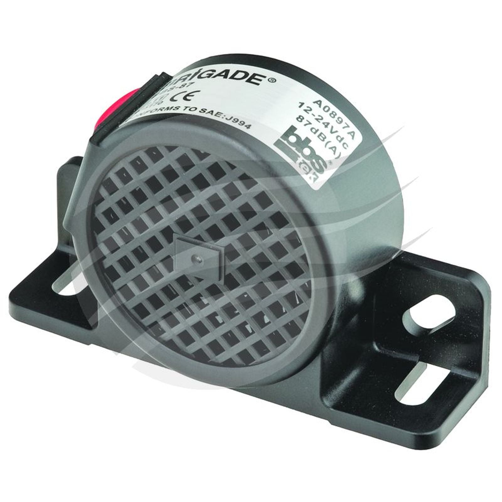 Reverse Alarm Broadband Tone 12/24V 97DB 98-108mm Hole Brigade