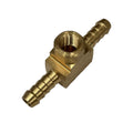 TFI Racing Fuel Pressure Gauge Fitting 5/16" (7.9mm) Male Hose to 1/8" (8.4mm)