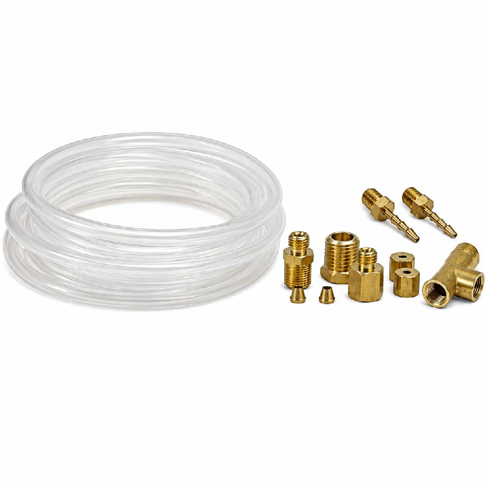 TFI Racing Automotive Boost Gauge Fitting Kit with Nylon Hose