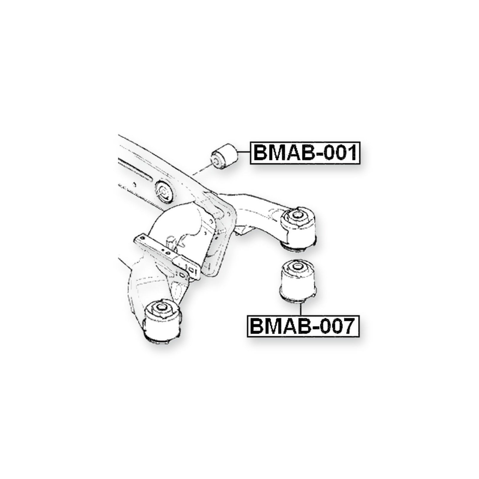 BMW X5 E53 Rear Crossmember Bushing