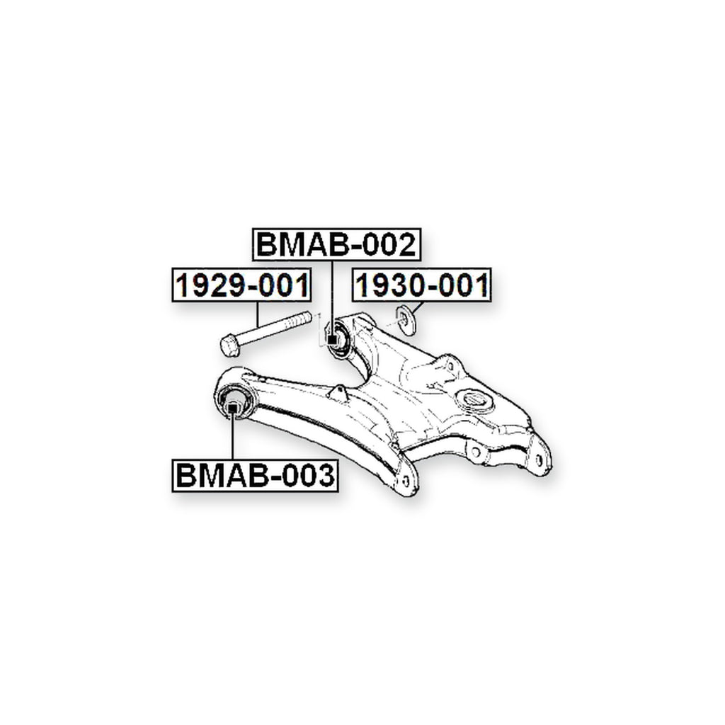 BMW 5 E60 Front Lower Bushing, Control Arm