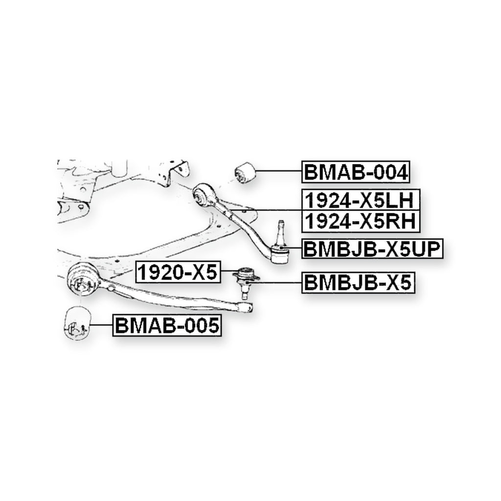 BMW X3 E83 Front Lower Bushing, Control Arm