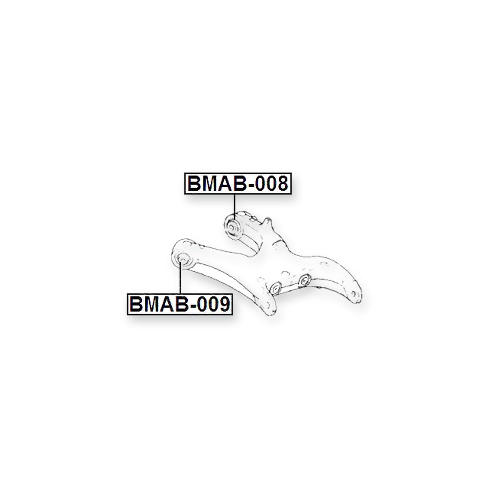 BMW X5 E70 Rear Lower Bushing, Control Arm