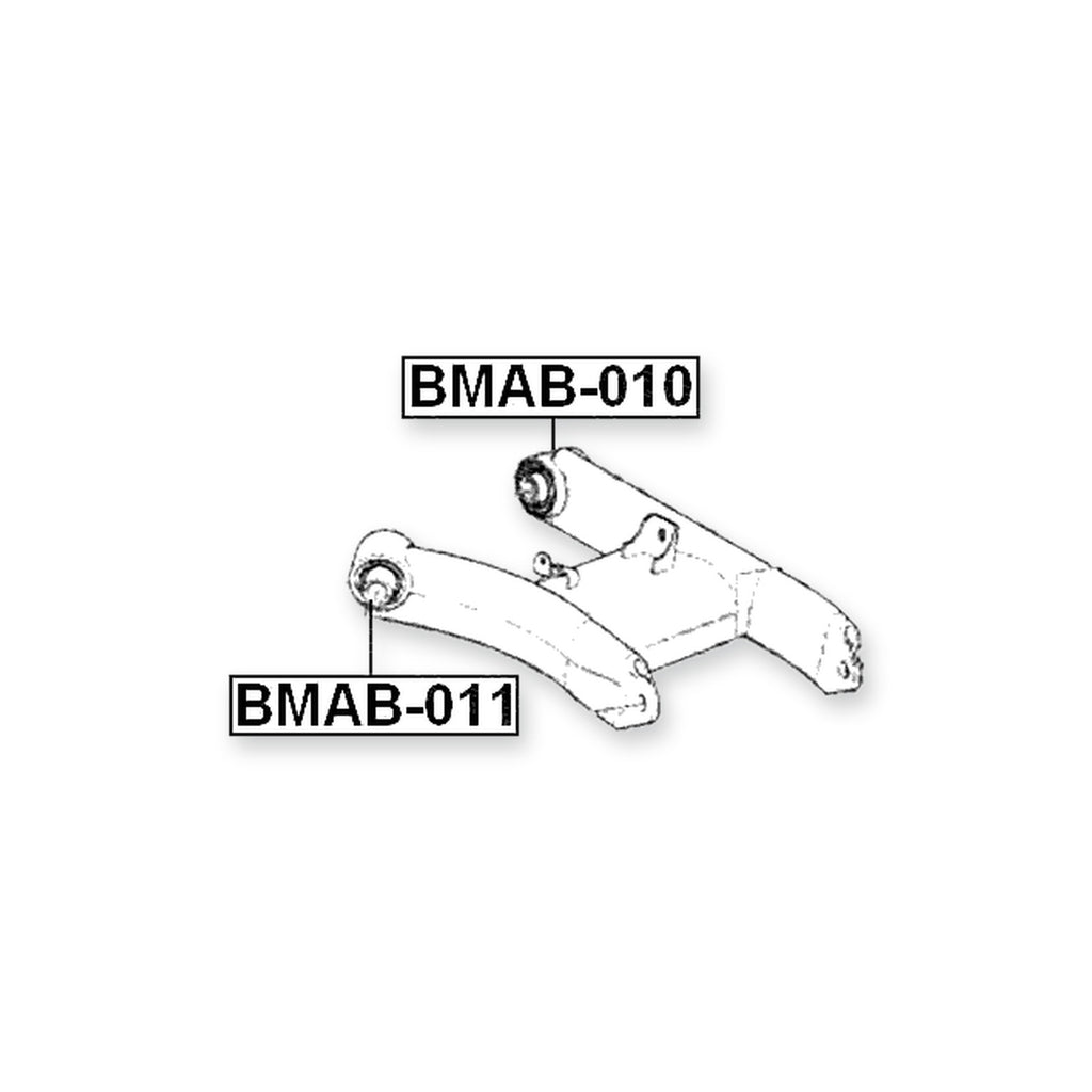 BMW 5 E39 Rear Lower Bushing, Control Arm