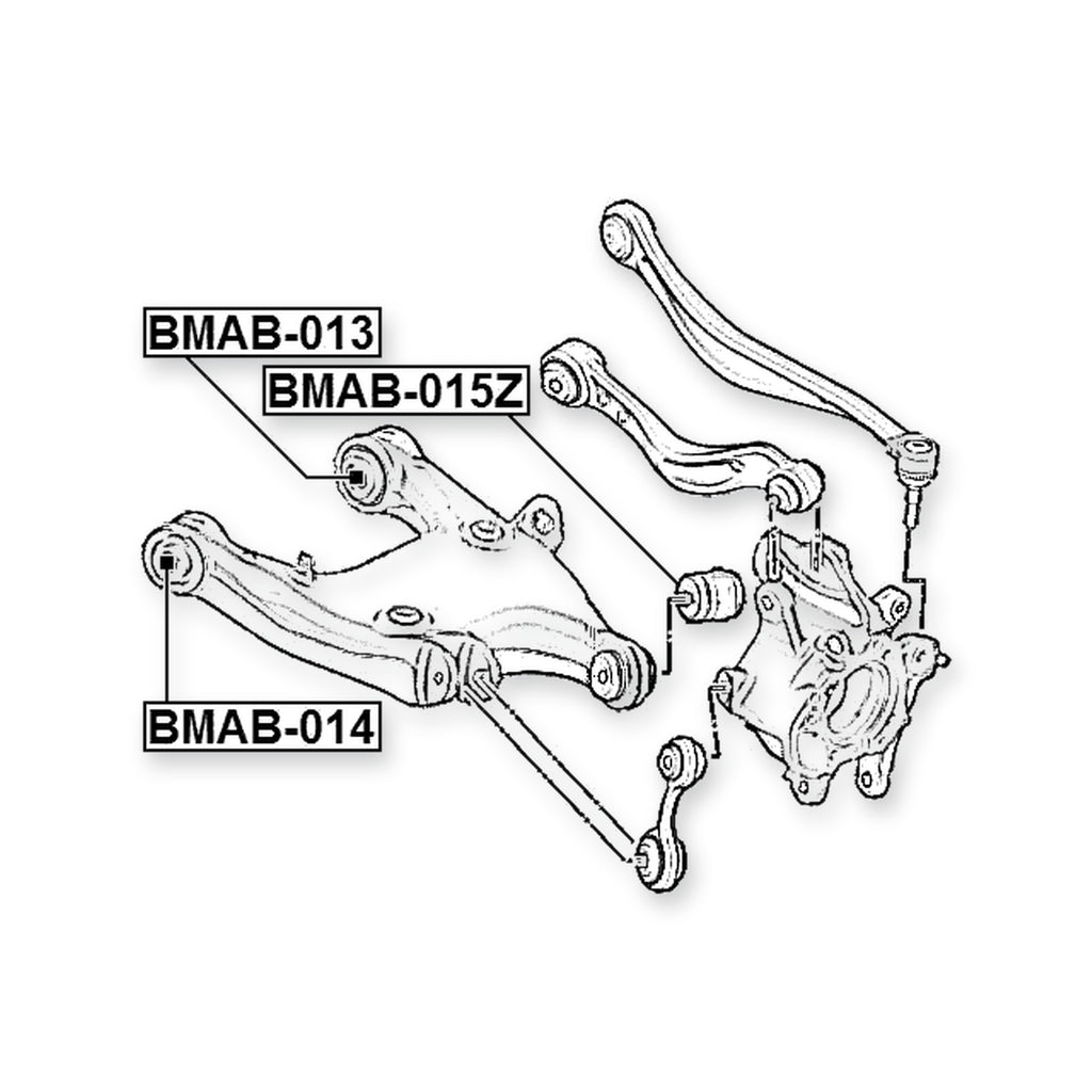 BMW 5 F10 Rear Lower Bushing, Control Arm