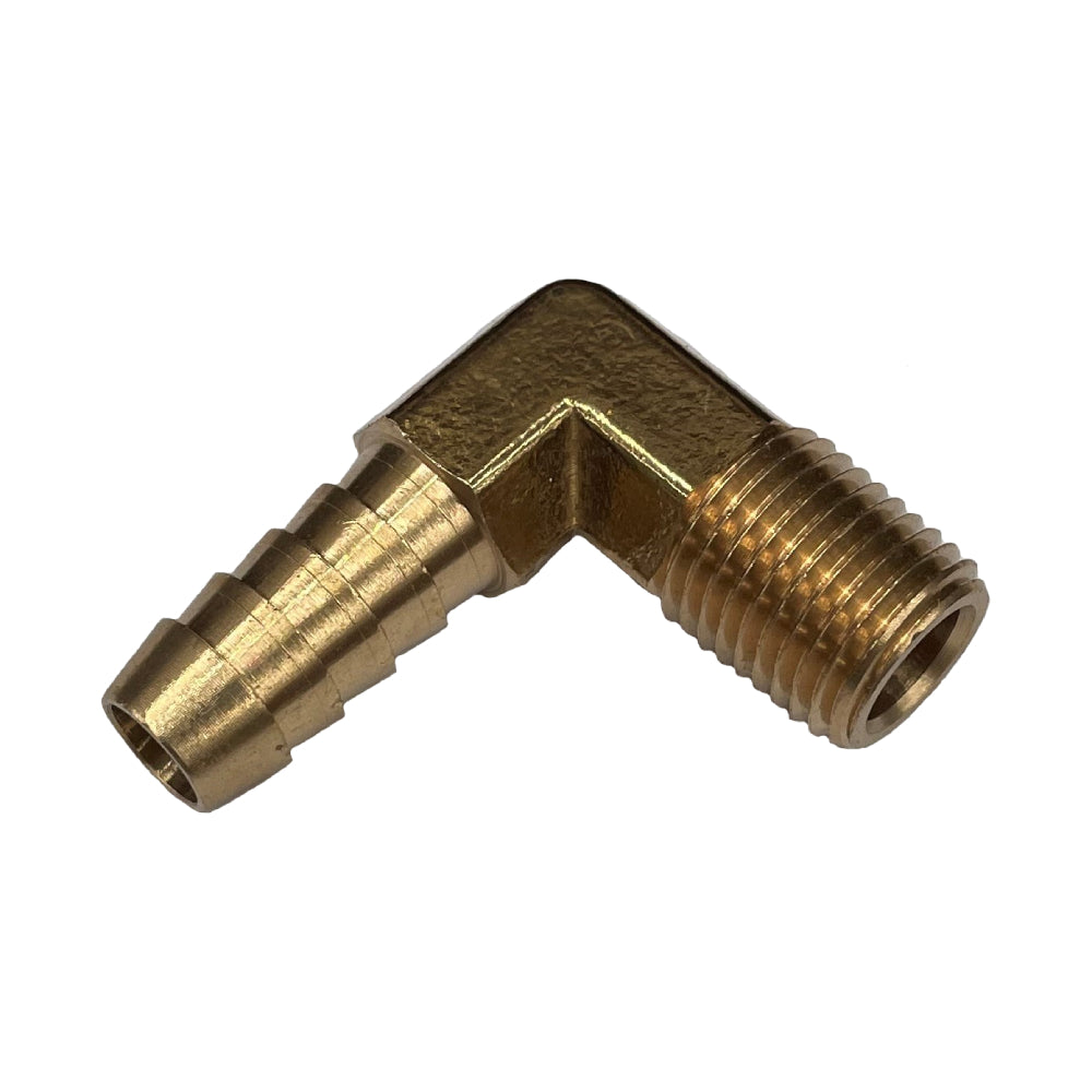 TFI Racing Male Elbow Tail Fitting 3/8" (9.5mm) Hose Tube End to X 1/4"