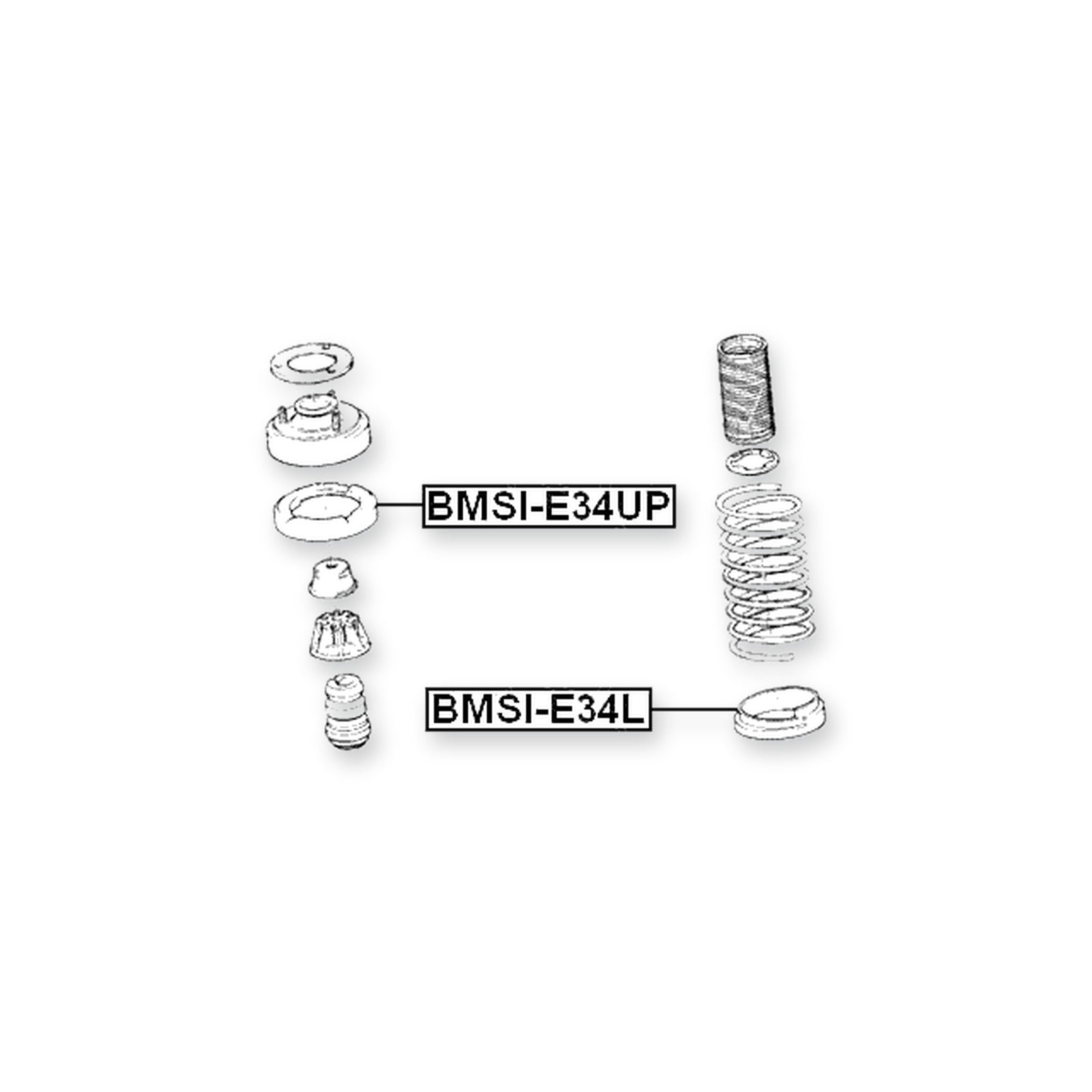 BMW 5 E34 Upper Spring Seat