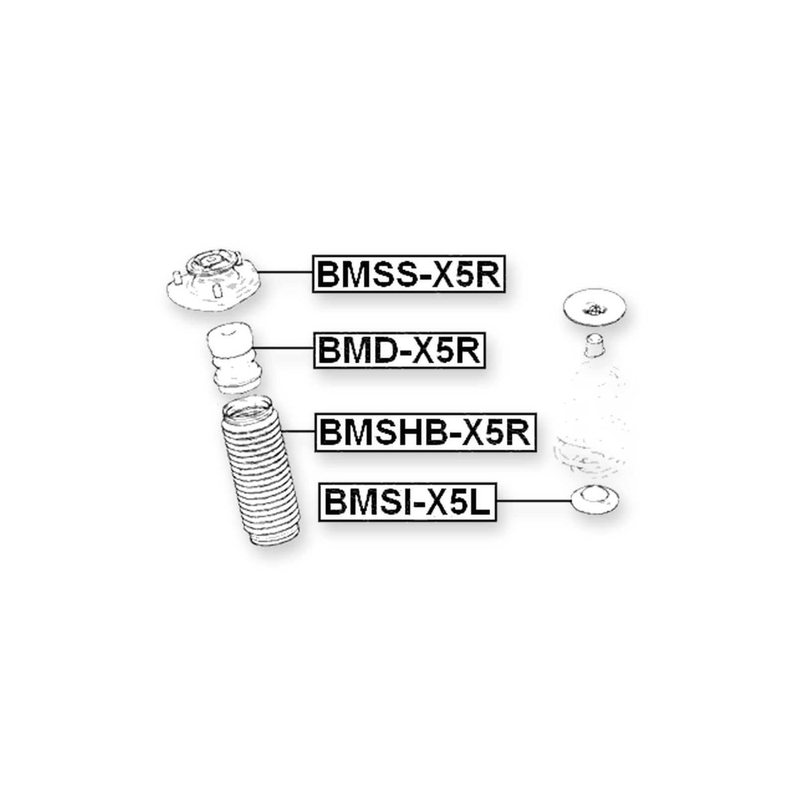 BMW 5 E39 Rear Lower Spring Seat