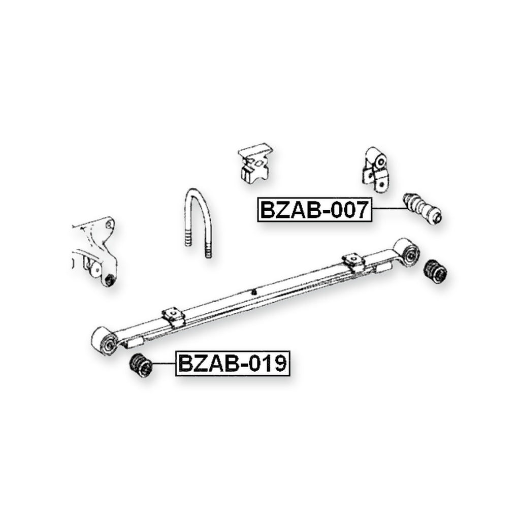 Mercedes-Benz 211 Cdi Front Leaf Spring Bushing 2005-2013