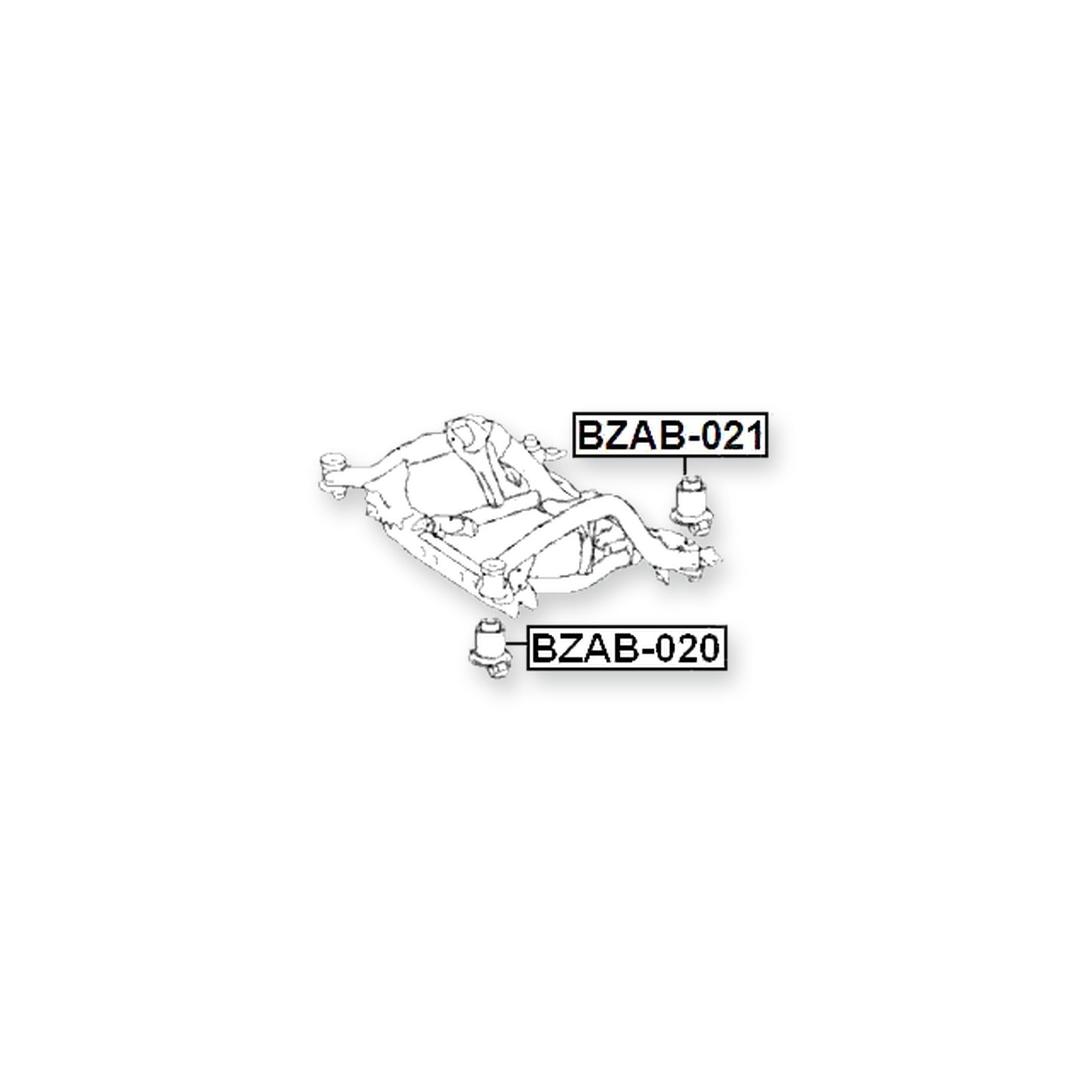 Dodge Durango Front Lower Subframe Bushing