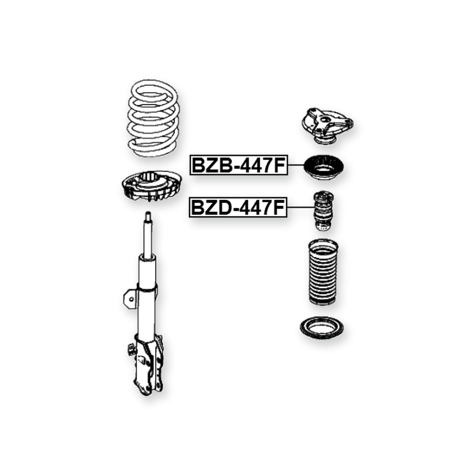Mercedes-Benz Kastenwagen Front Shock Absorber Jounce Bumper