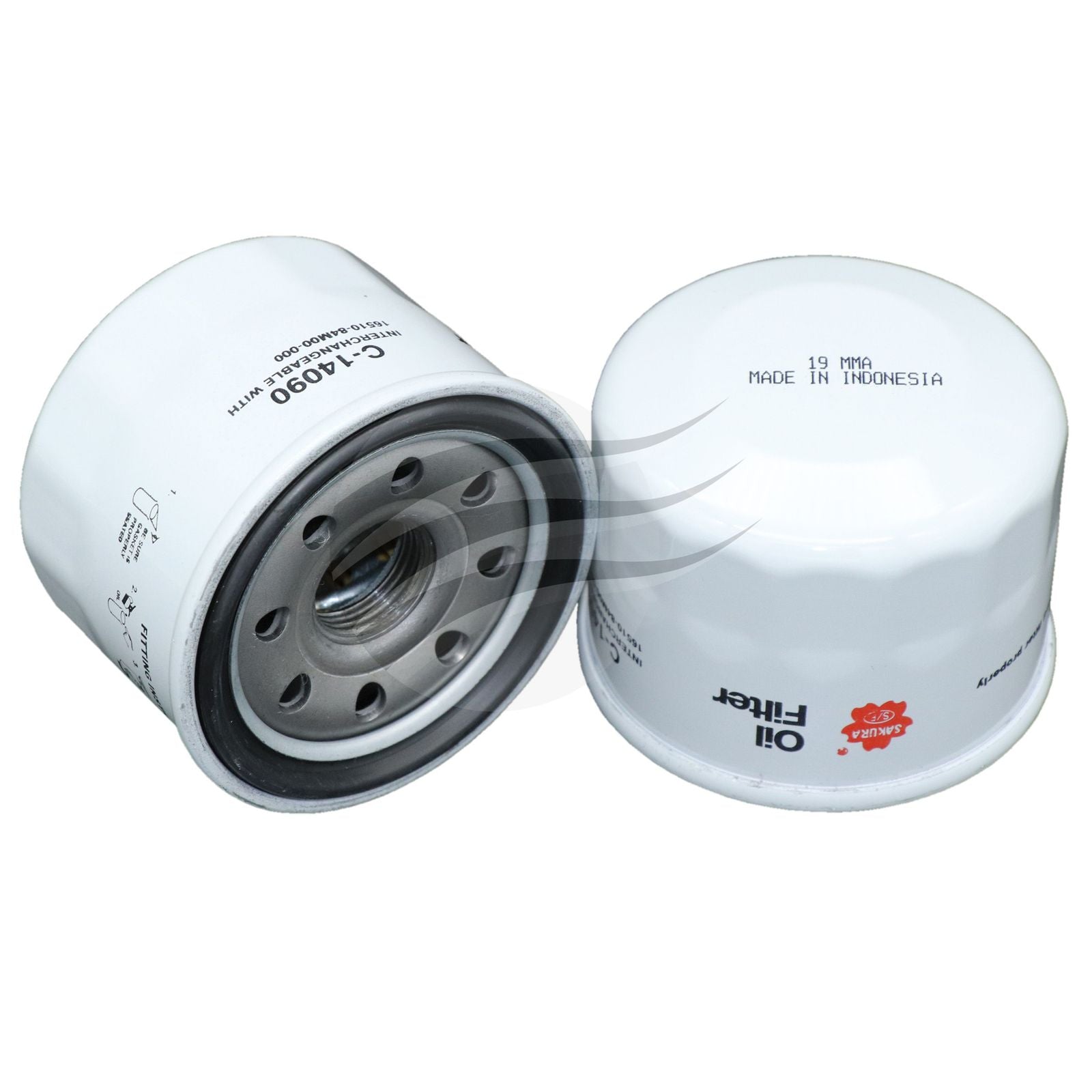 SAKURA Oil Filter Fits Z1082 WCO209 16510-84M00-000