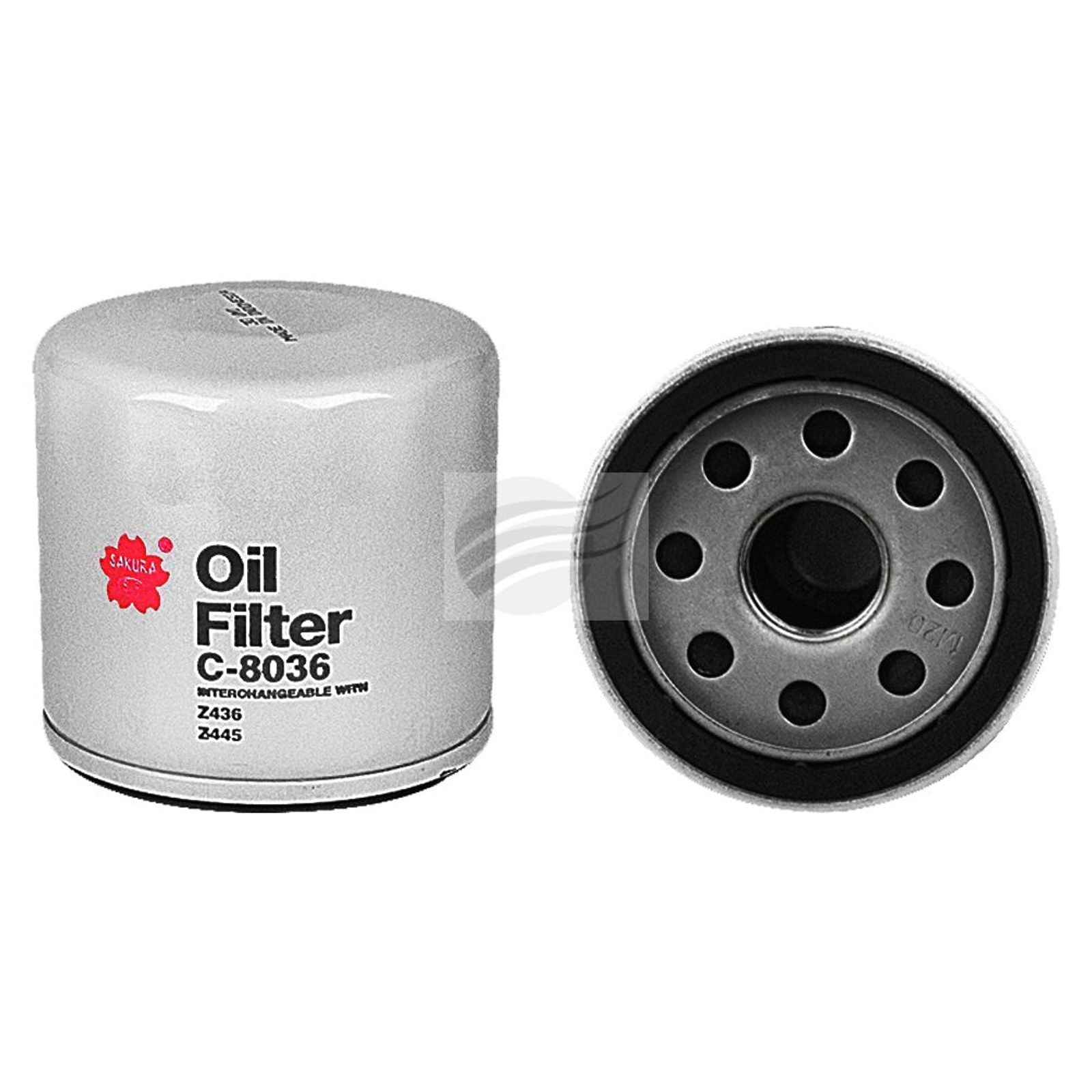 6x Sakura Filters AU C-8036 Oil Filter