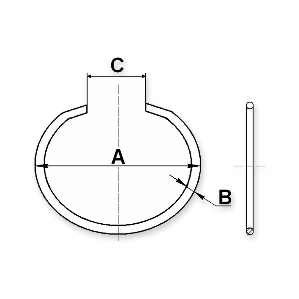 Mazda 3 Axela Retaining Ring 30.3X2.2