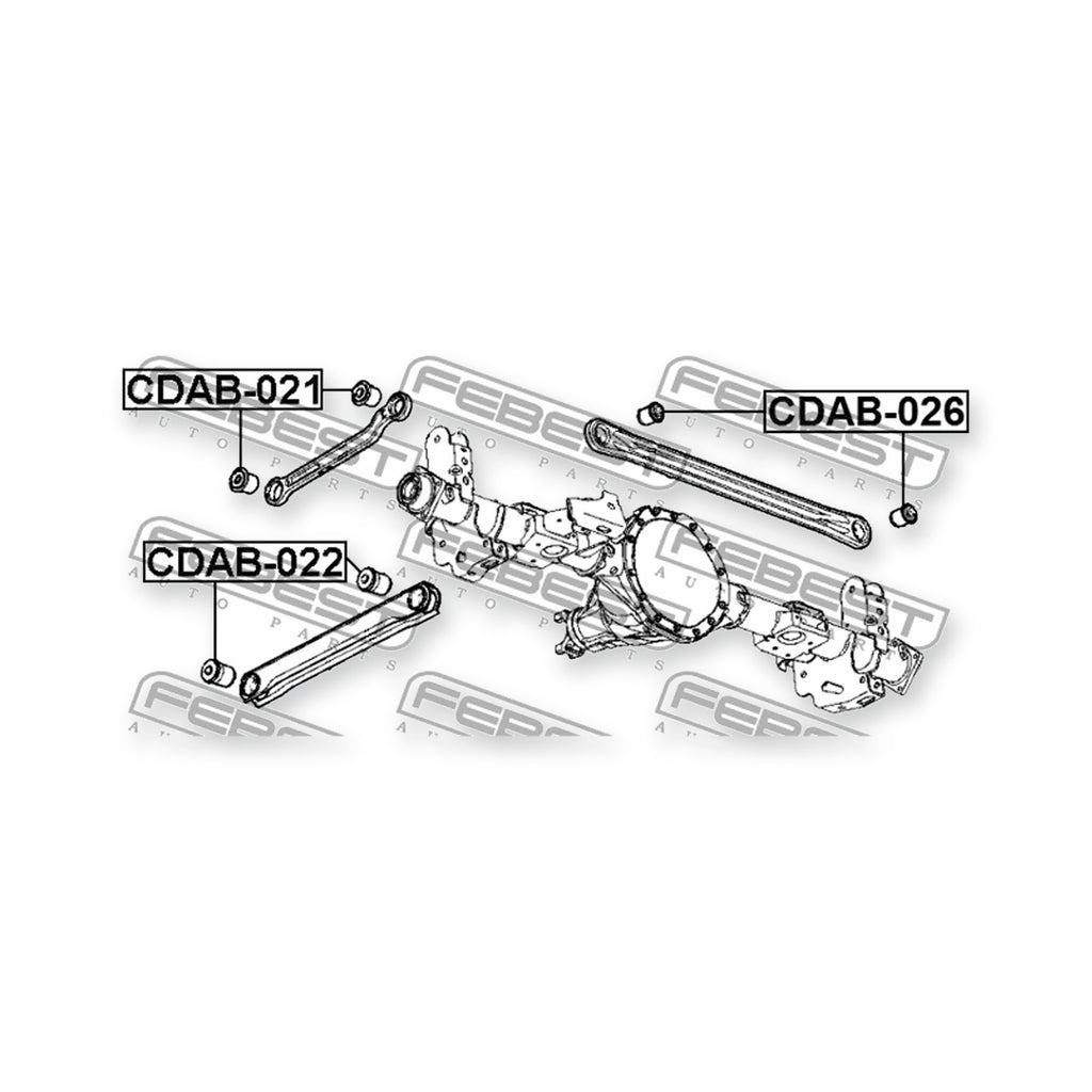 Chevrolet Avalanche Rear Upper Bushing, Trailing Rod & More