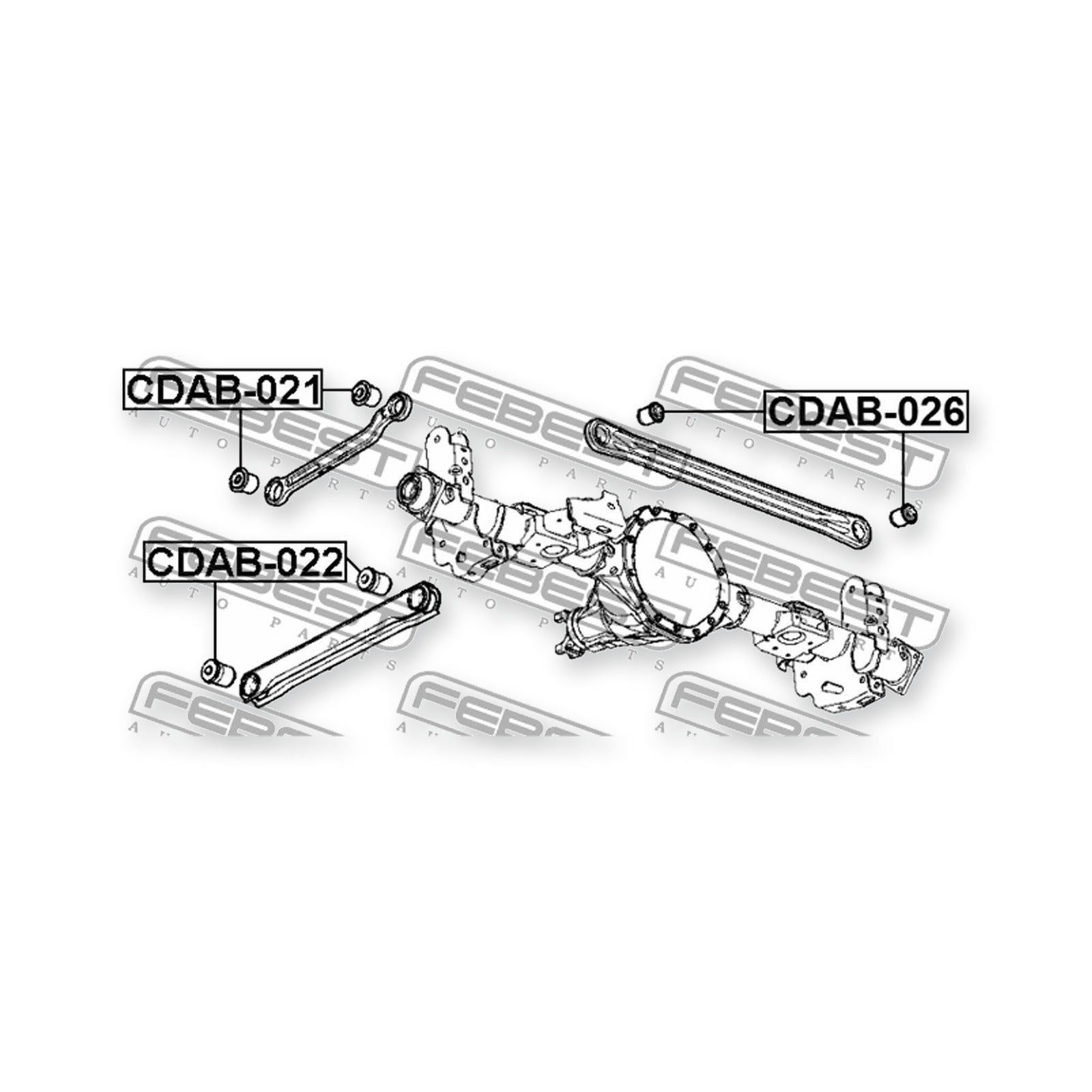 Chevrolet Avalanche Rear Upper Bushing, Trailing Rod & More