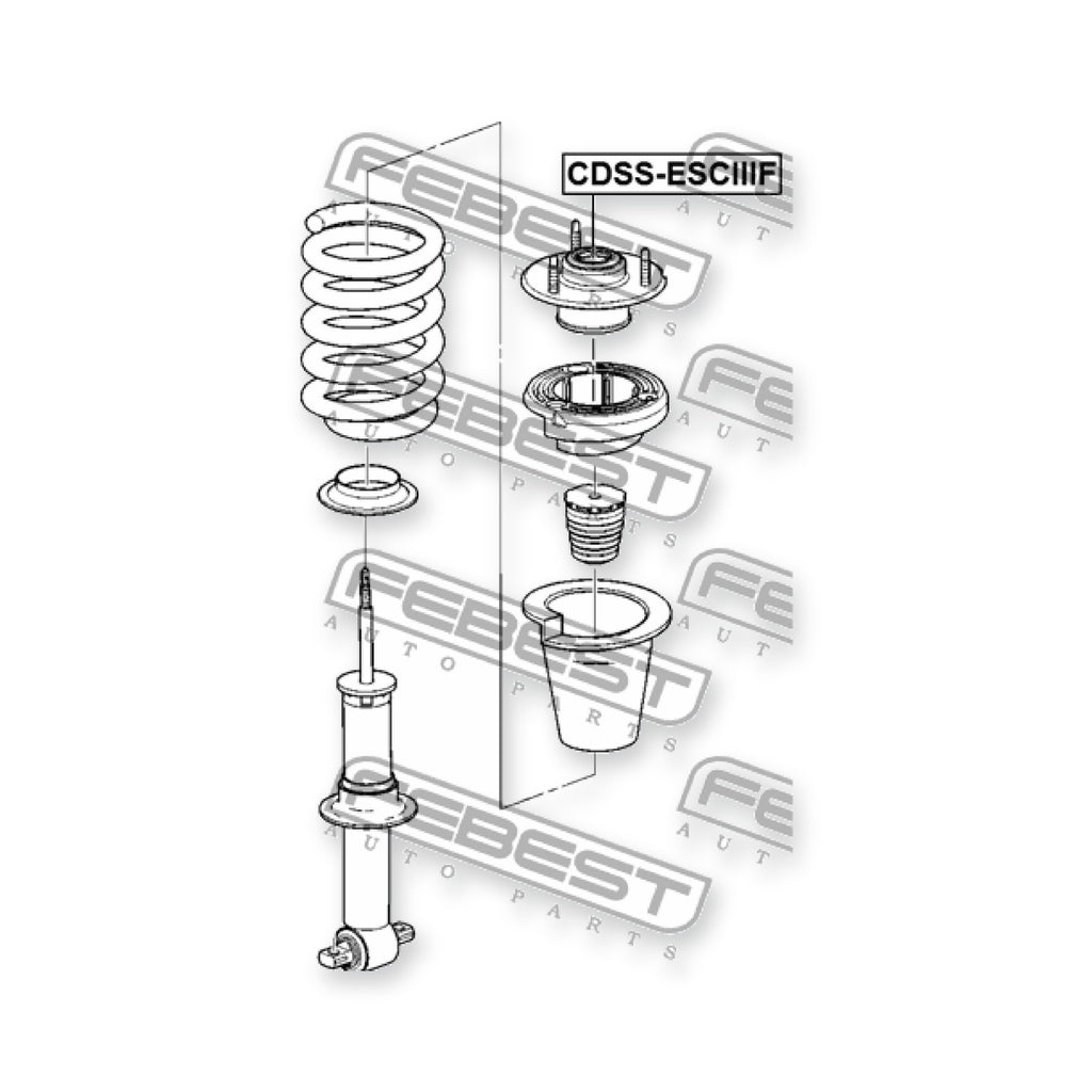Cadillac Escalade Front Shock Absorber Mounting