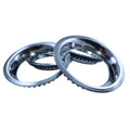TFI Racing Stainless Steel Wheel Trim Ring Rally Style 15" x 8" x 3" Deep