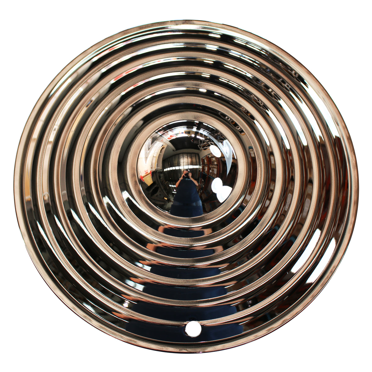 TFI Racing Ripple Flying Saucer Stardust 15" Steel Hot Rod Hubcaps Wheel Cover