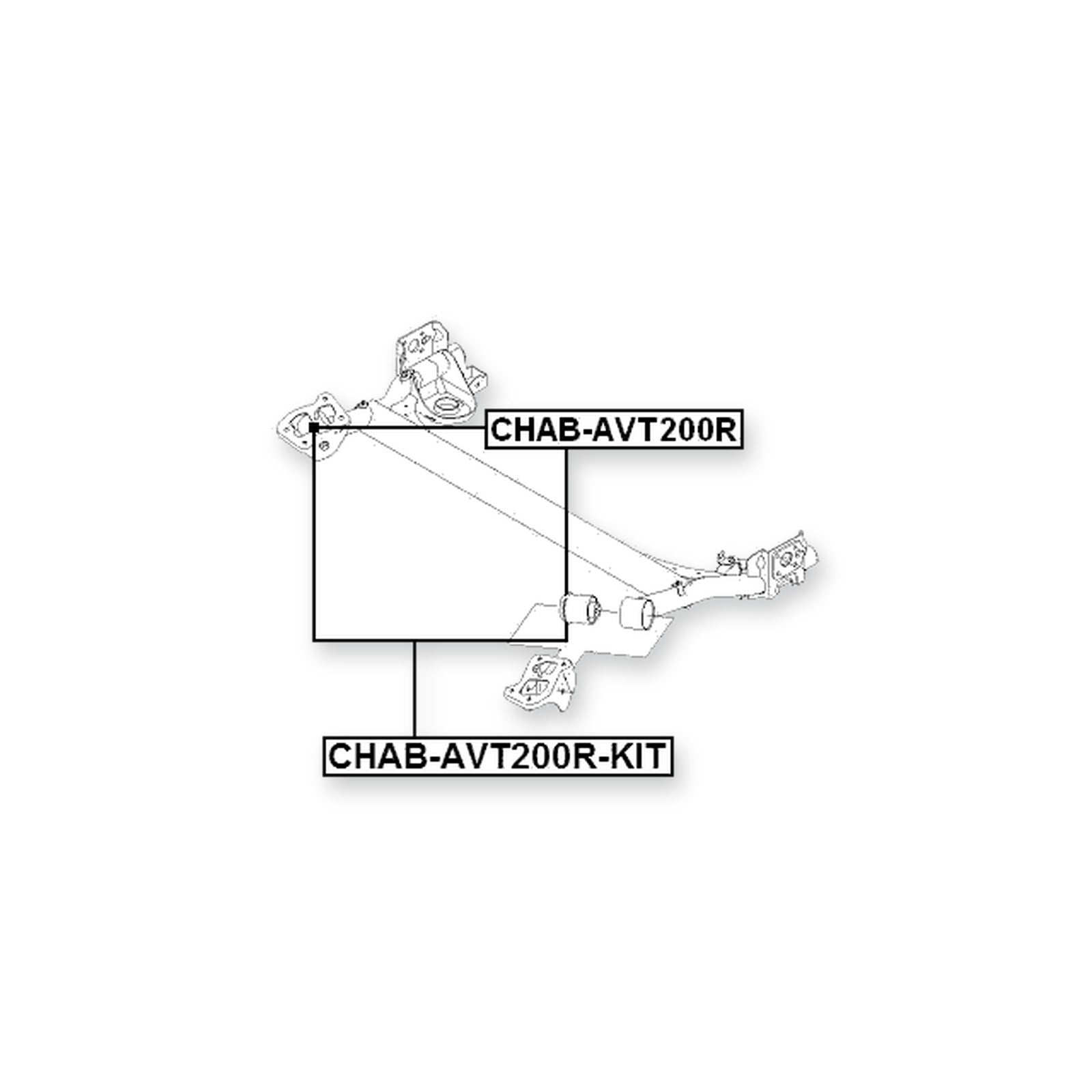 Holden Barina Rear Crossmember Bushing Kit & More