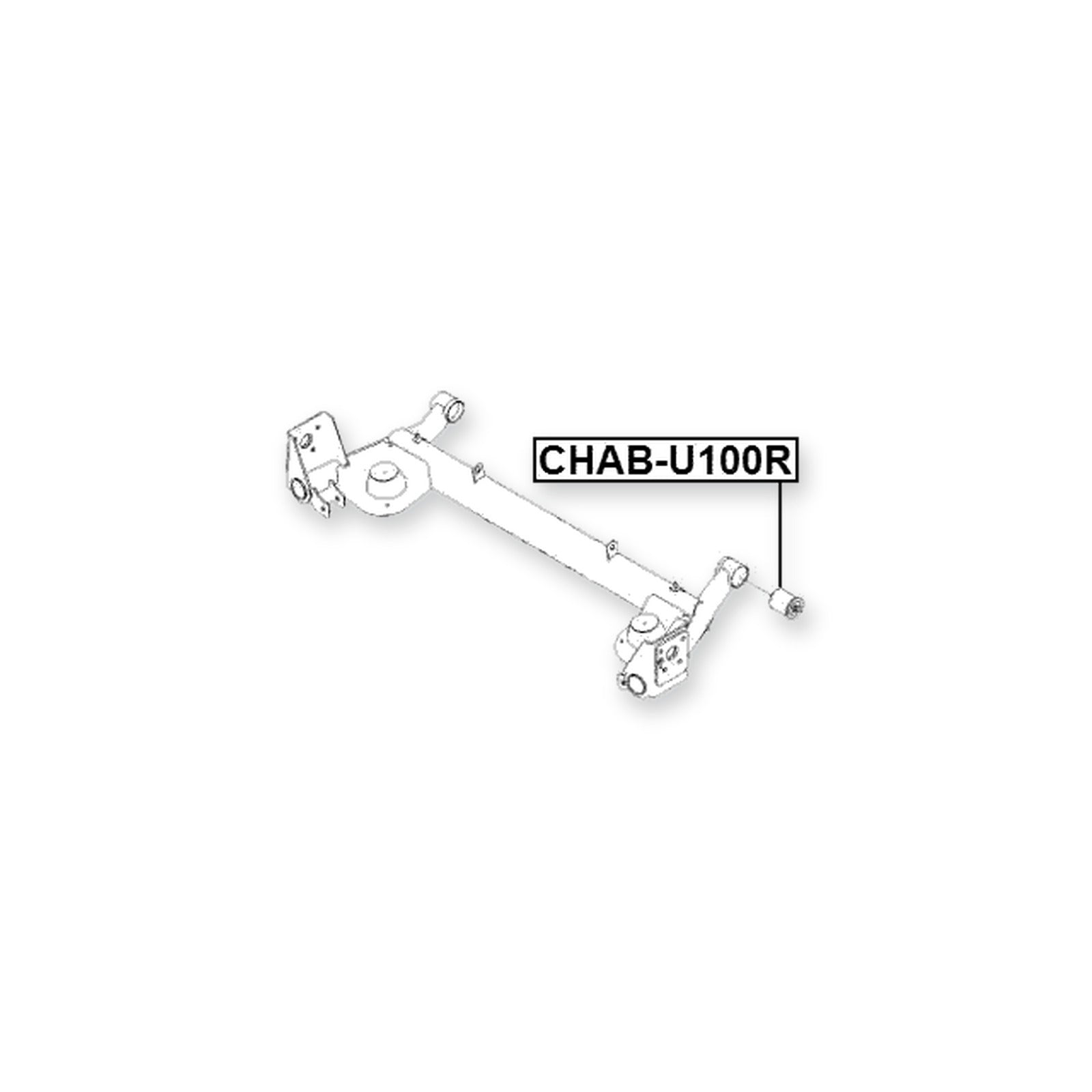Chevrolet Tacuma + Rezzo Rear Crossmember Bushing