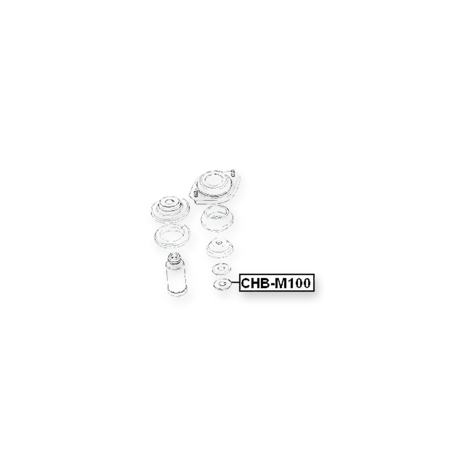 Daewoo Matiz + Spark Front Shock Absorber Bearing