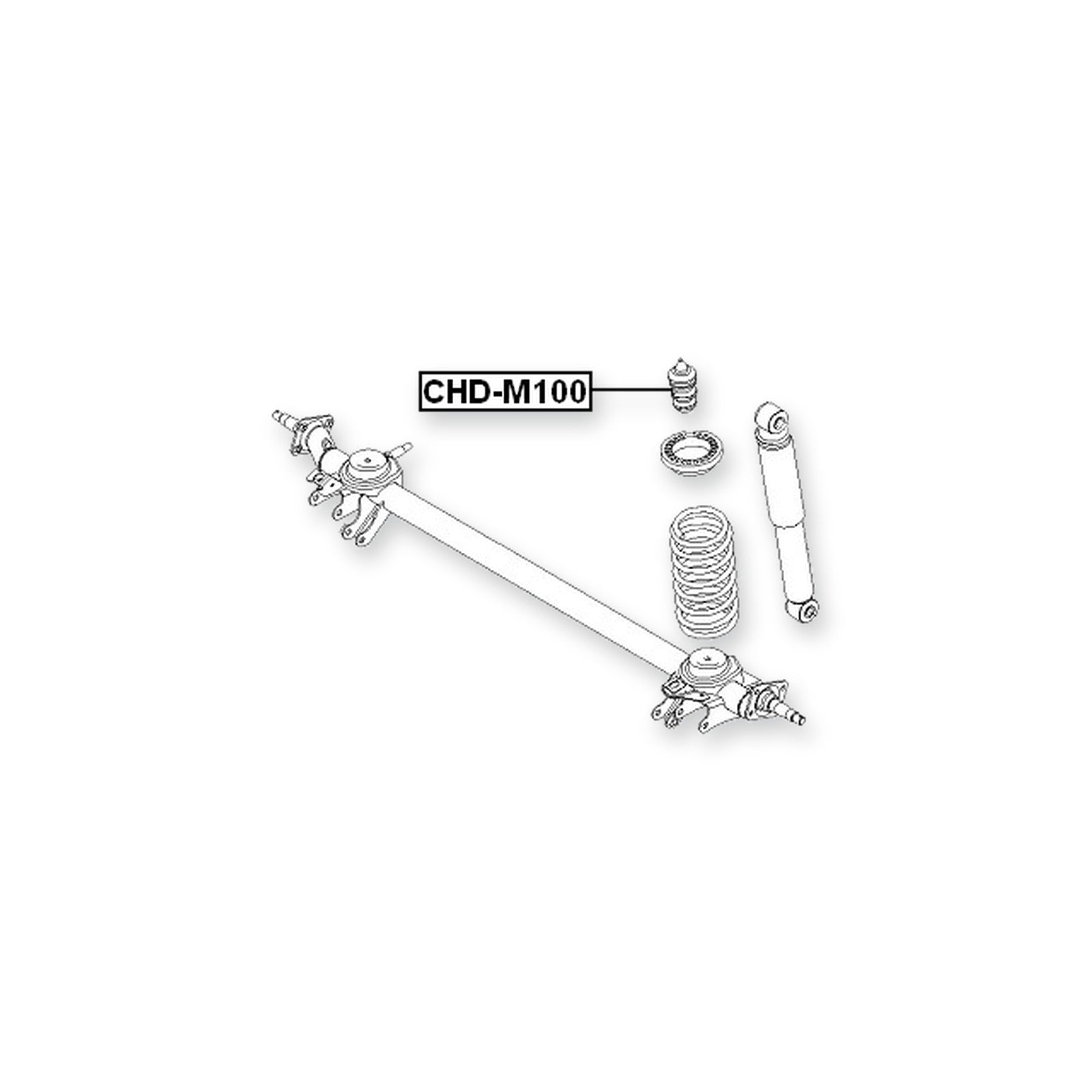 Holden Barina Spark Rear Shock Absorber Jounce Bumper