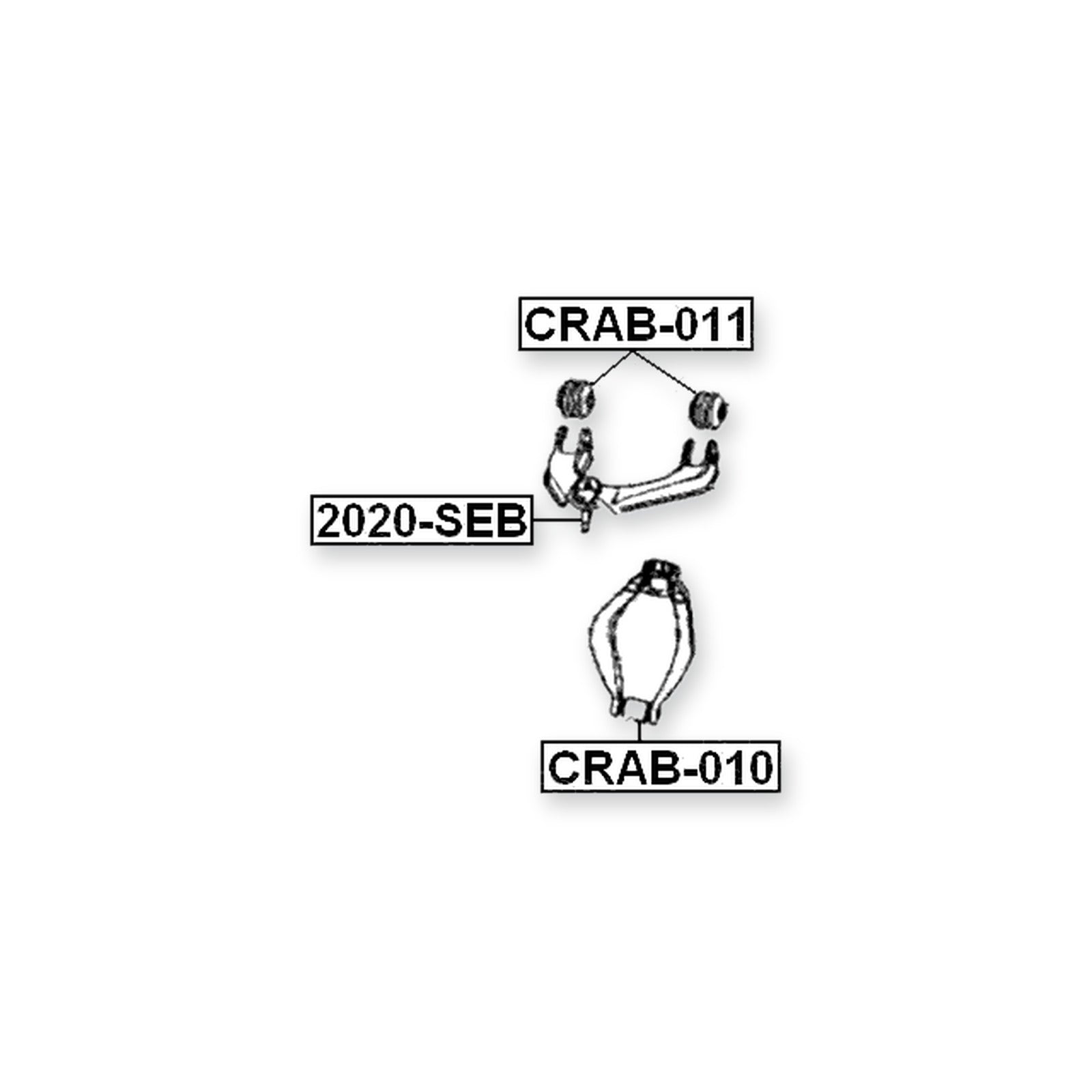 Chrysler Breeze/ Stratus/ Cirru Front Upper Bushing, Control Arm