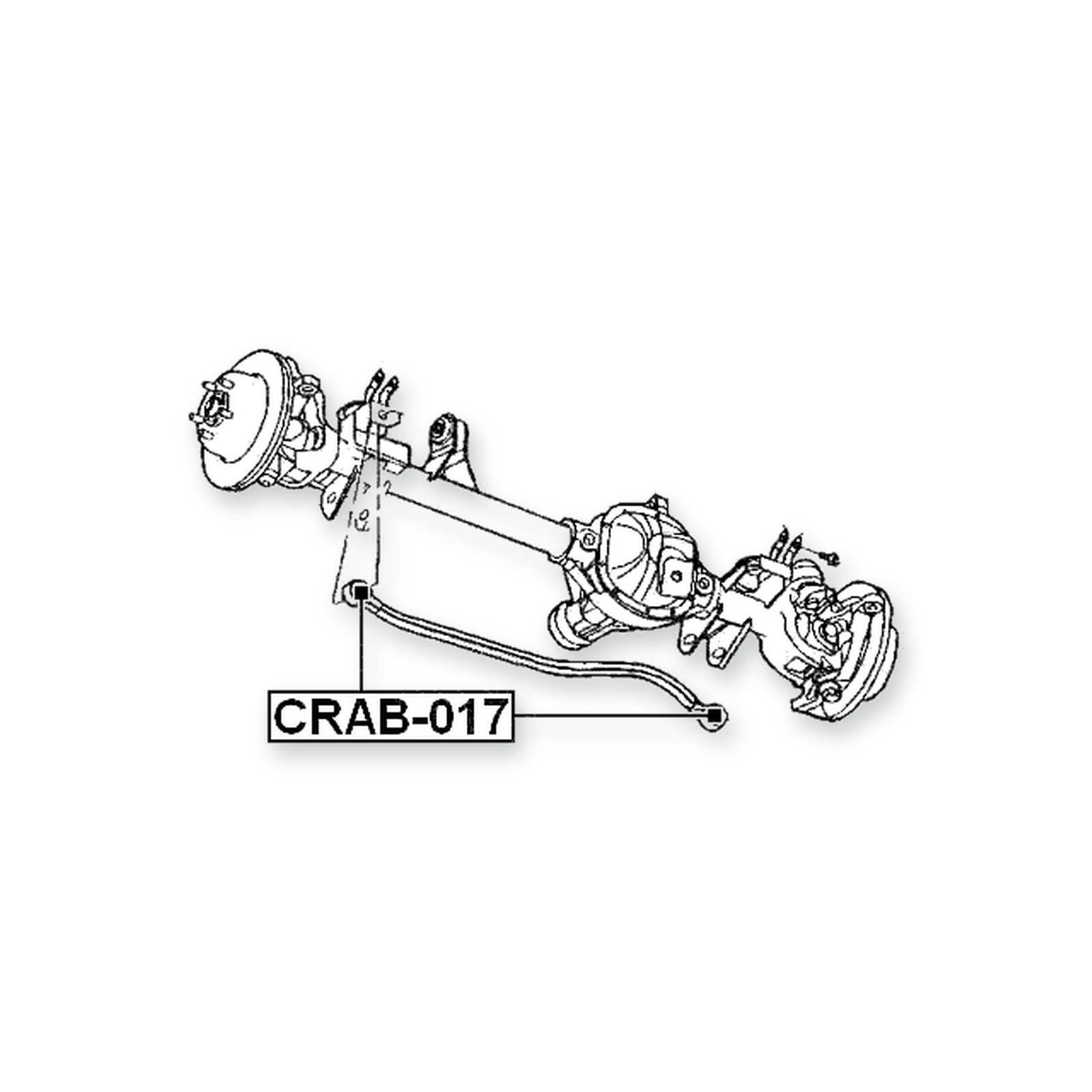 Jeep Grand Cherokee Front Lower Bushing, Transversal Rod