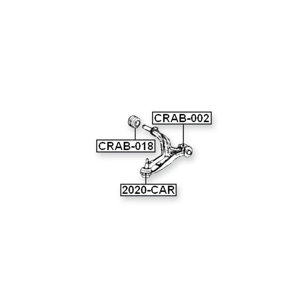 Dodge Caravan/Town & Count Front Right Bushing, Control Arm