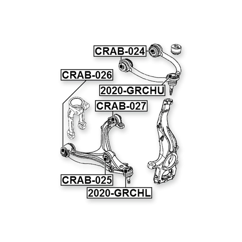 Dodge Nitro Front Lower Bushing, Control Arm