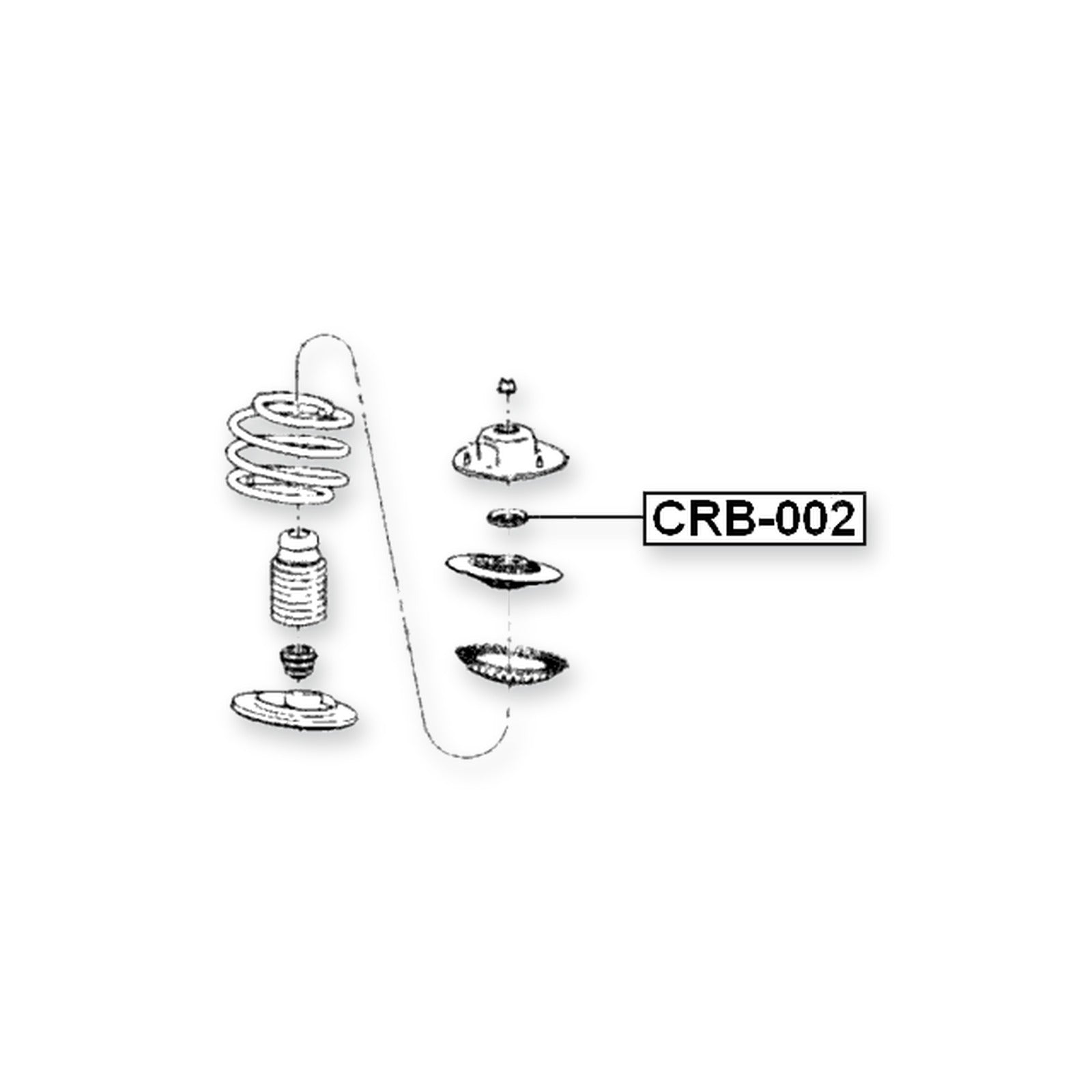 Chrysler Passenger Front Shock Absorber Bearing