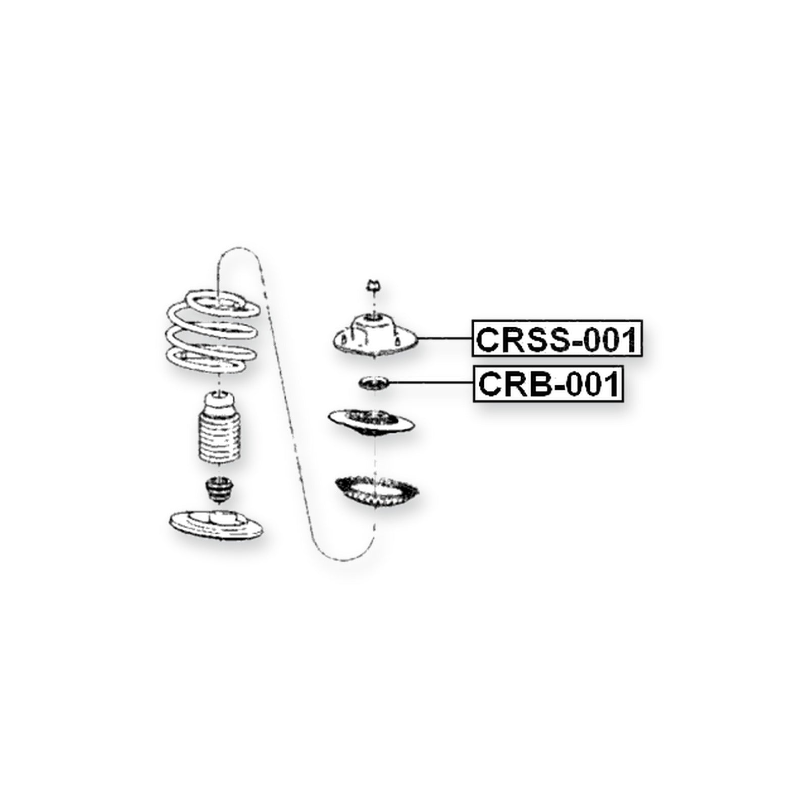 Chrysler Caravan/Voyager Front Shock Absorber Mounting