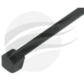 Cable Tie 100mm X 2.5mm Blck UV & Heat Resistant Nylon Flame Retardant Jaylec
