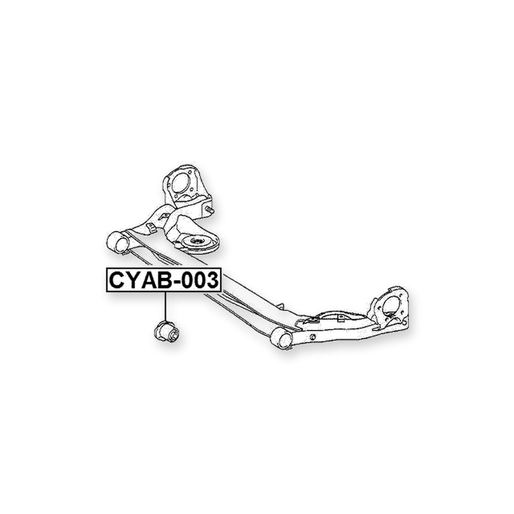 Vortex Corda Rear Crossmember Bushing