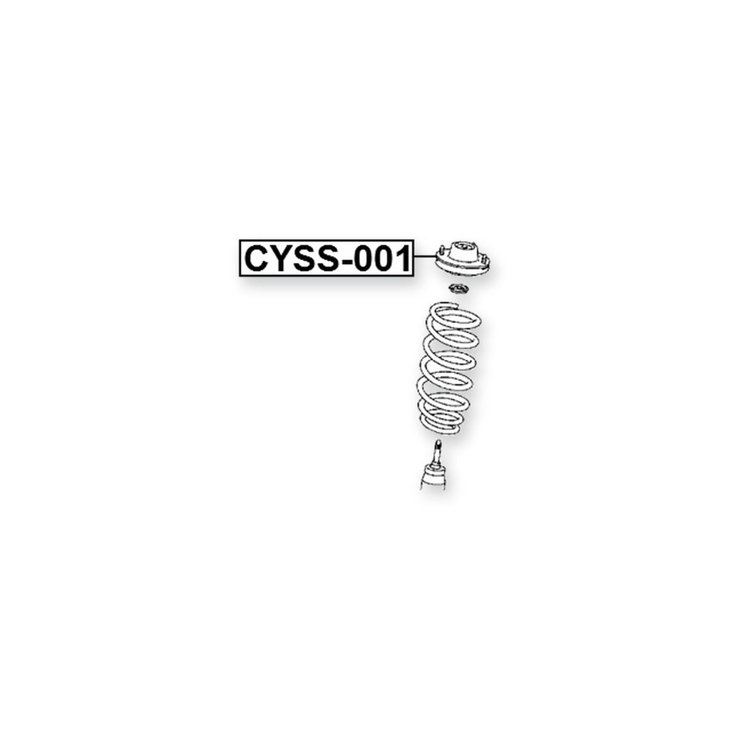 Volkswagen Corrado Front Shock Absorber Mounting