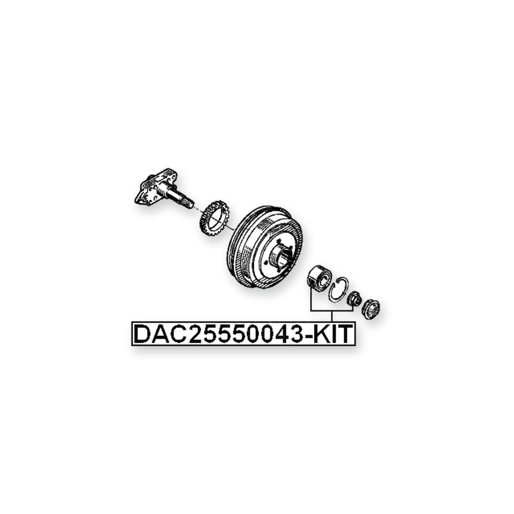 Nissan Kubistar X76 Rear Wheel Bearing Repair Kit 25X55X43 & More
