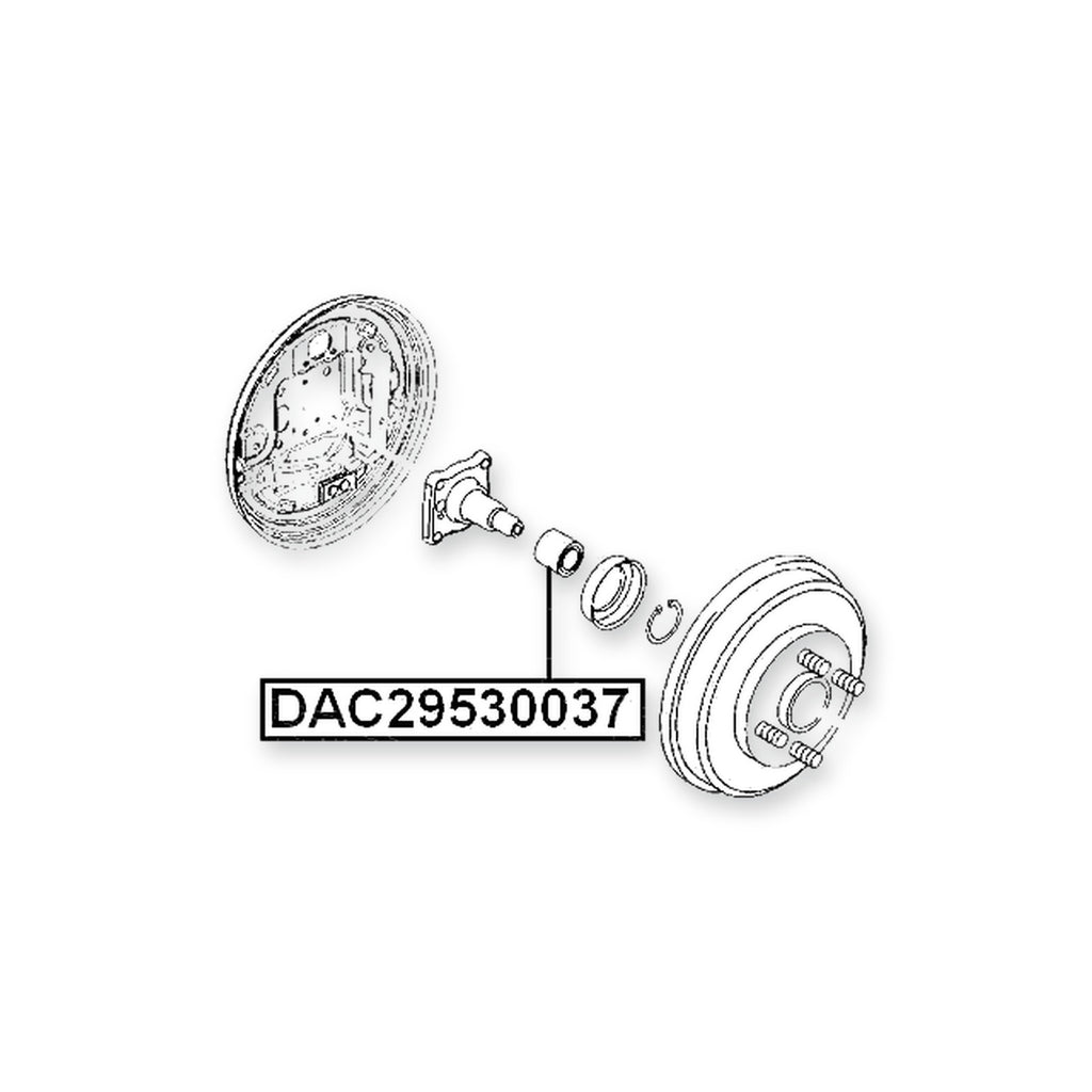 Ford Fiesta Rear Wheel Bearing 29X53X37