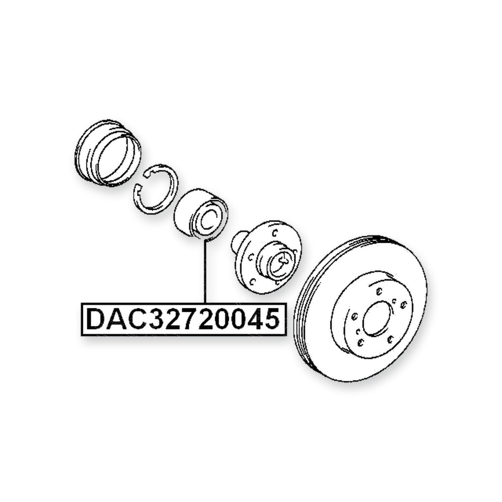 Toyota Altezza/Altezza Gita Front Wheel Bearing 32X72X45