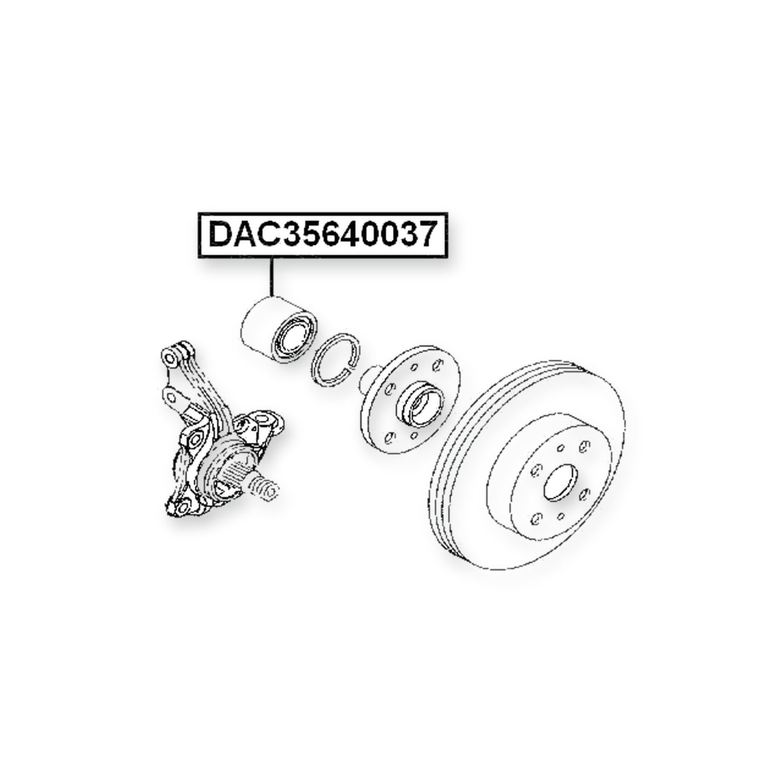 Toyota Duet Front Wheel Bearing 35X64X37 & More
