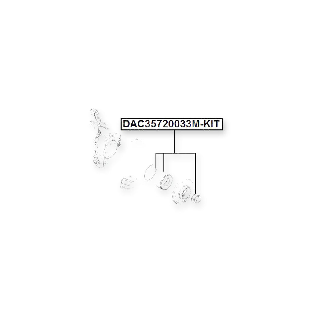 Opel Adam Front Wheel Bearing Repair Kit 35X72X33X33