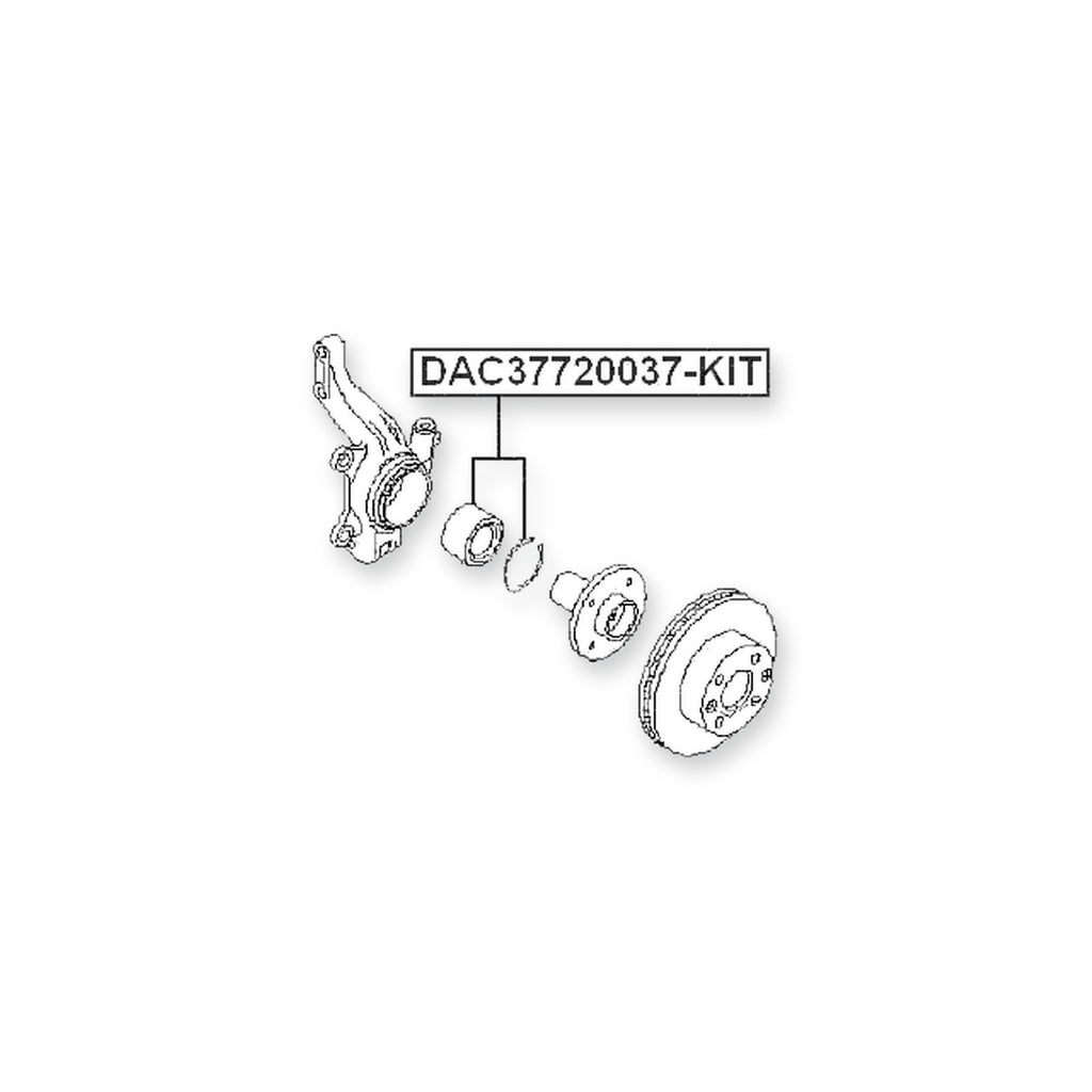 Nissan Kubistar X76 Front Wheel Bearing 37X72X37 & More