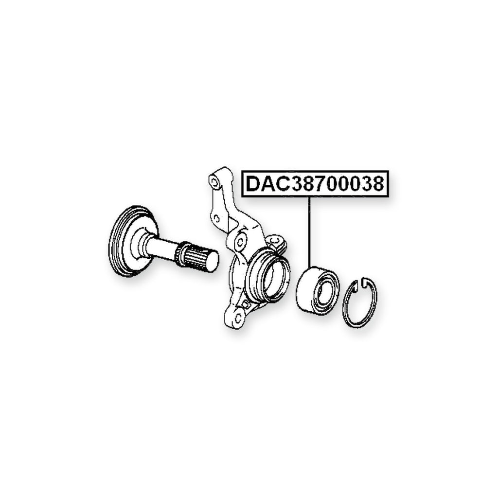 Daihatsu Applause A101/A111 Front Wheel Bearing 38X70X38