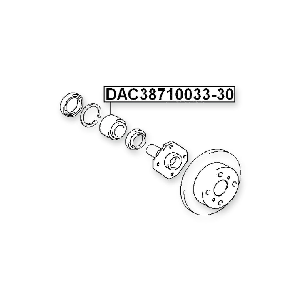Toyota Corolla 2 Front Wheel Bearing 38X71X33X30