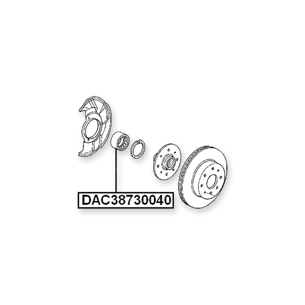 Honda Capa Front Wheel Bearing 38X73X40